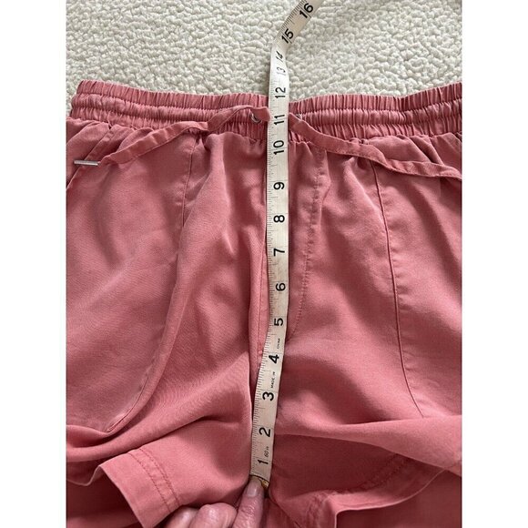 Calvin Klein Jeans Women’s Lightweight Drawstring Waist Shorts Coral Size XS - Picture 7 of 9